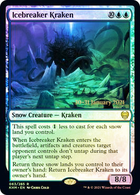 Icebreaker Kraken [Kaldheim Prerelease Promos] | Rock City Comics