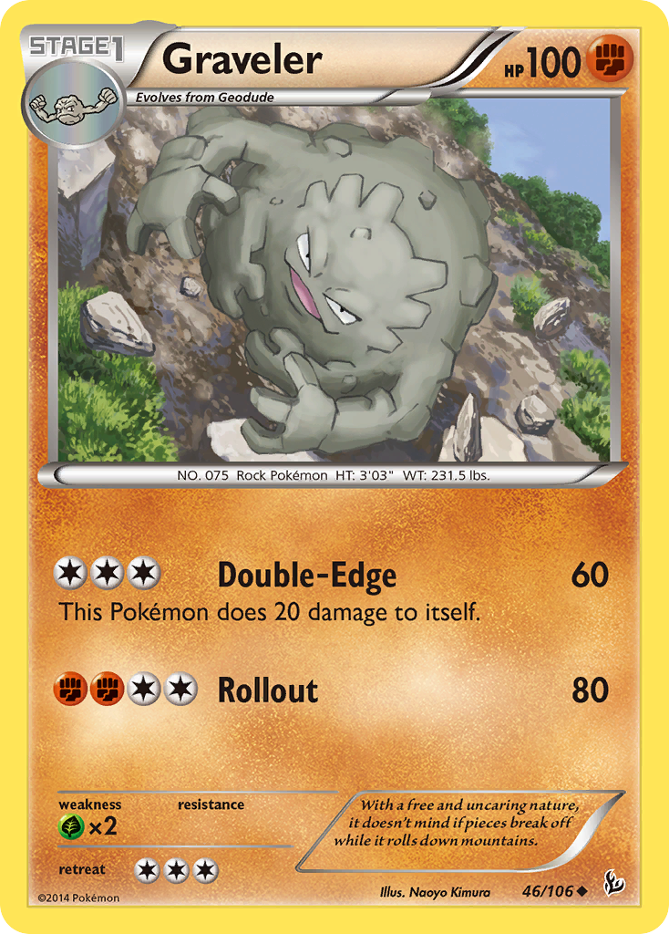 Graveler (46/106) [XY: Flashfire] | Rock City Comics