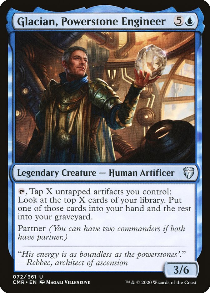 Glacian, Powerstone Engineer [Commander Legends] | Rock City Comics