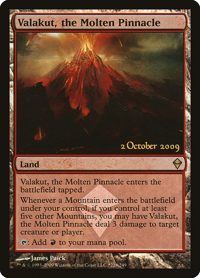 Valakut, the Molten Pinnacle [Zendikar Prerelease Promos] | Rock City Comics