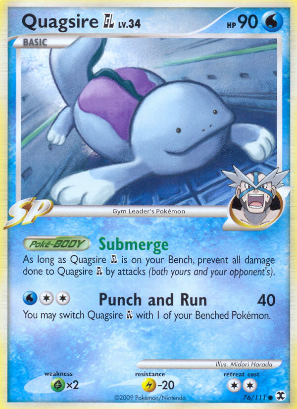 Quagsire GL (76/111) [Platinum: Rising Rivals] | Rock City Comics