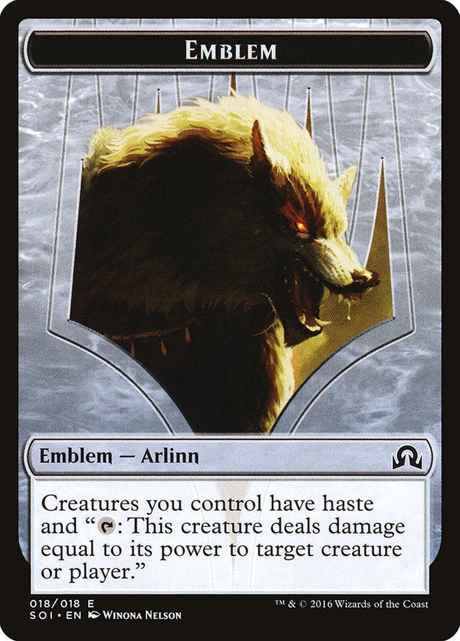 Arlinn Kord Emblem [Shadows over Innistrad Tokens] | Rock City Comics