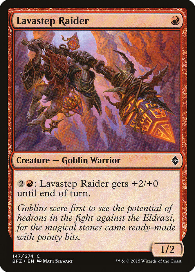 Lavastep Raider [Battle for Zendikar] | Rock City Comics