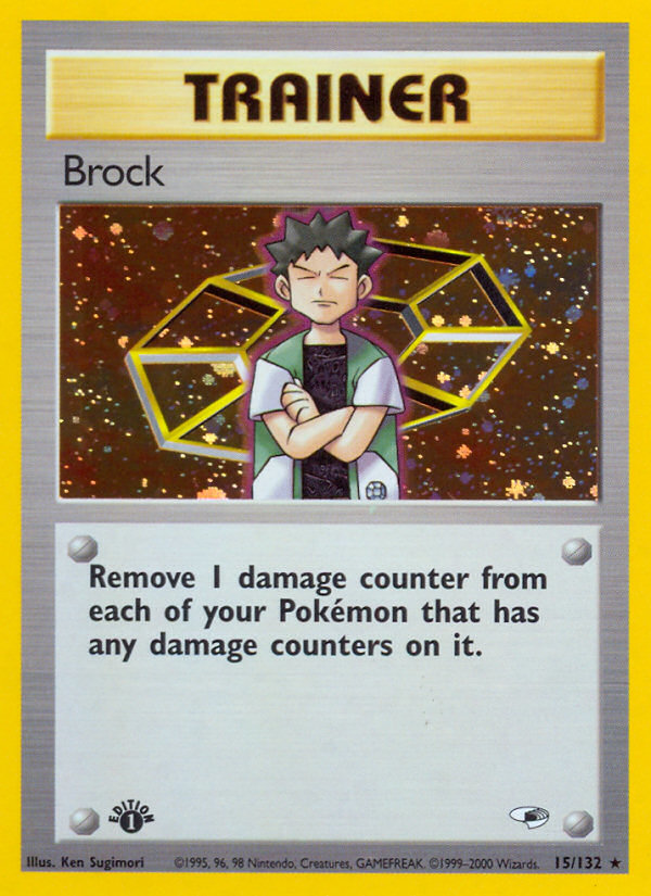 Brock (15/132) [Gym Heroes 1st Edition] | Rock City Comics