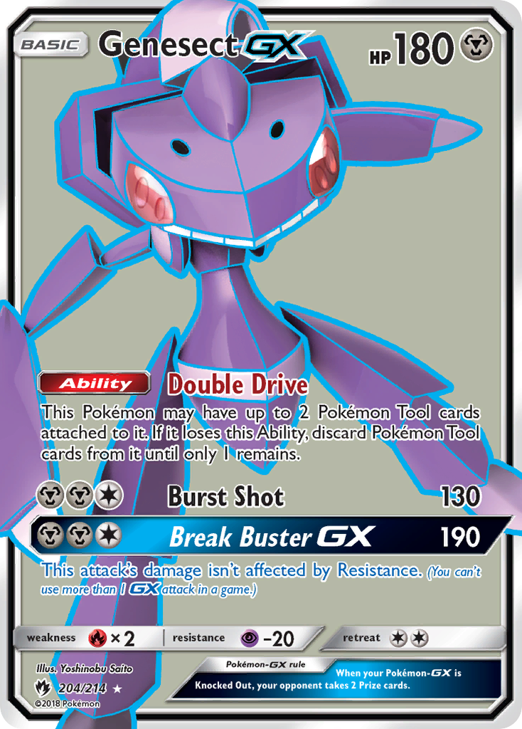 Genesect GX (204/214) [Sun & Moon: Lost Thunder] | Rock City Comics