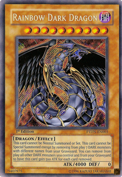 Rainbow Dark Dragon [PTDN-EN003] Secret Rare | Rock City Comics