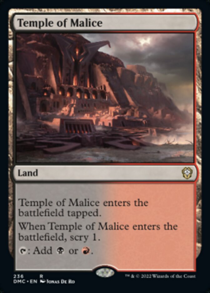 Temple of Malice [Dominaria United Commander] | Rock City Comics