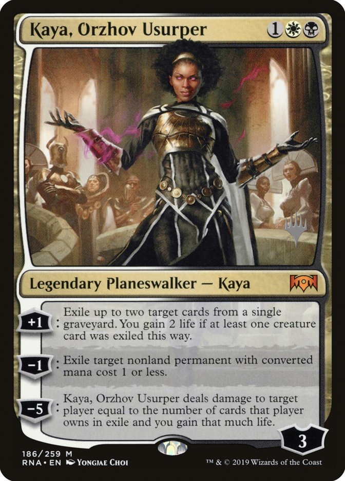 Kaya, Orzhov Usurper (Promo Pack) [Ravnica Allegiance Promos] | Rock City Comics