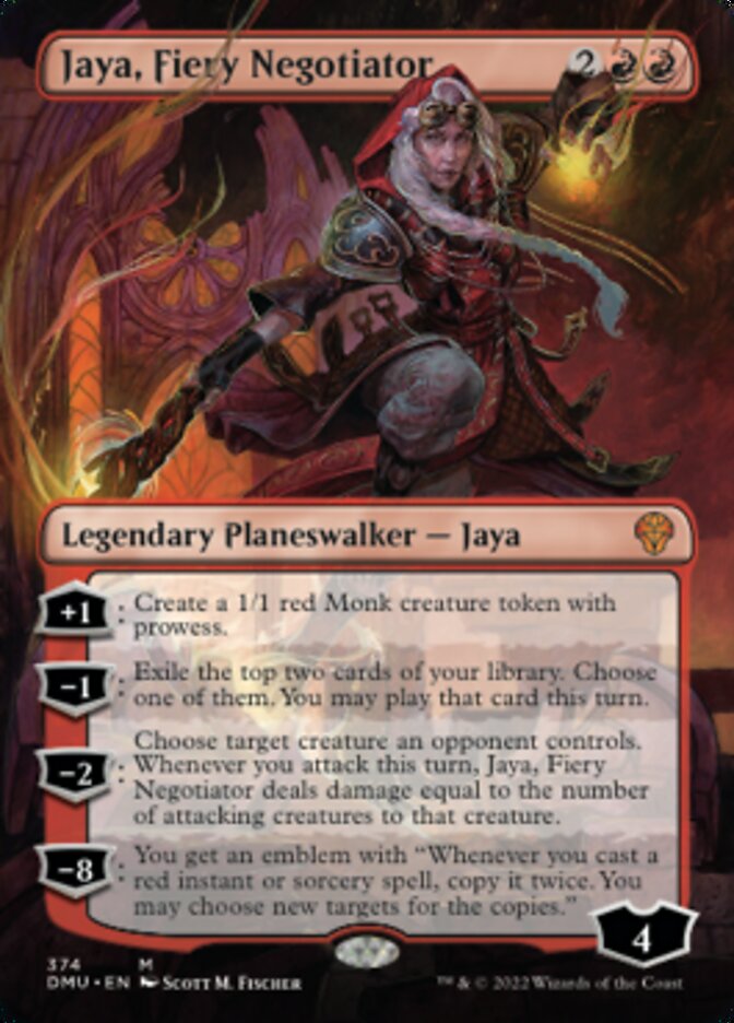 Jaya, Fiery Negotiator (Borderless) [Dominaria United] | Rock City Comics