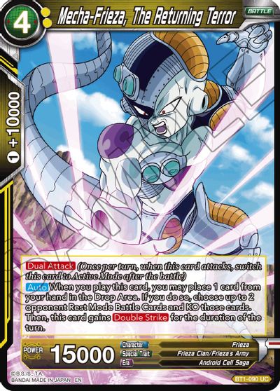 Mecha-Frieza, The Returning Terror (Reprint) (BT1-090) [Battle Evolution Booster] | Rock City Comics