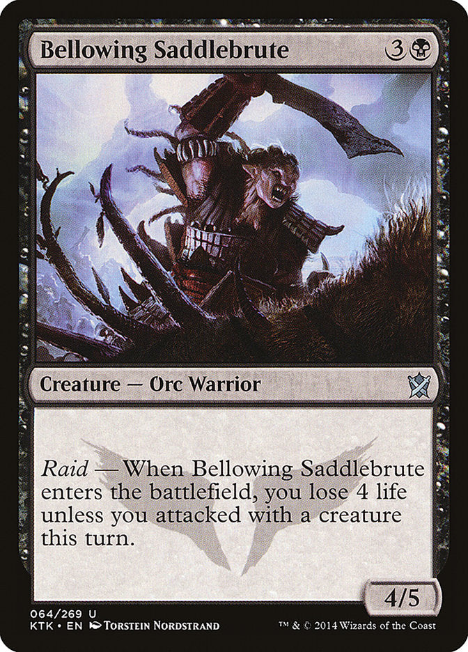 Bellowing Saddlebrute [Khans of Tarkir] | Rock City Comics