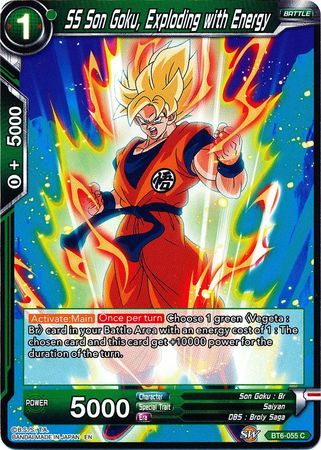 SS Son Goku, Exploding with Energy [BT6-055] | Rock City Comics
