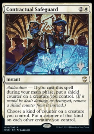 Contractual Safeguard (Promo Pack) [Streets of New Capenna Commander Promos] | Rock City Comics