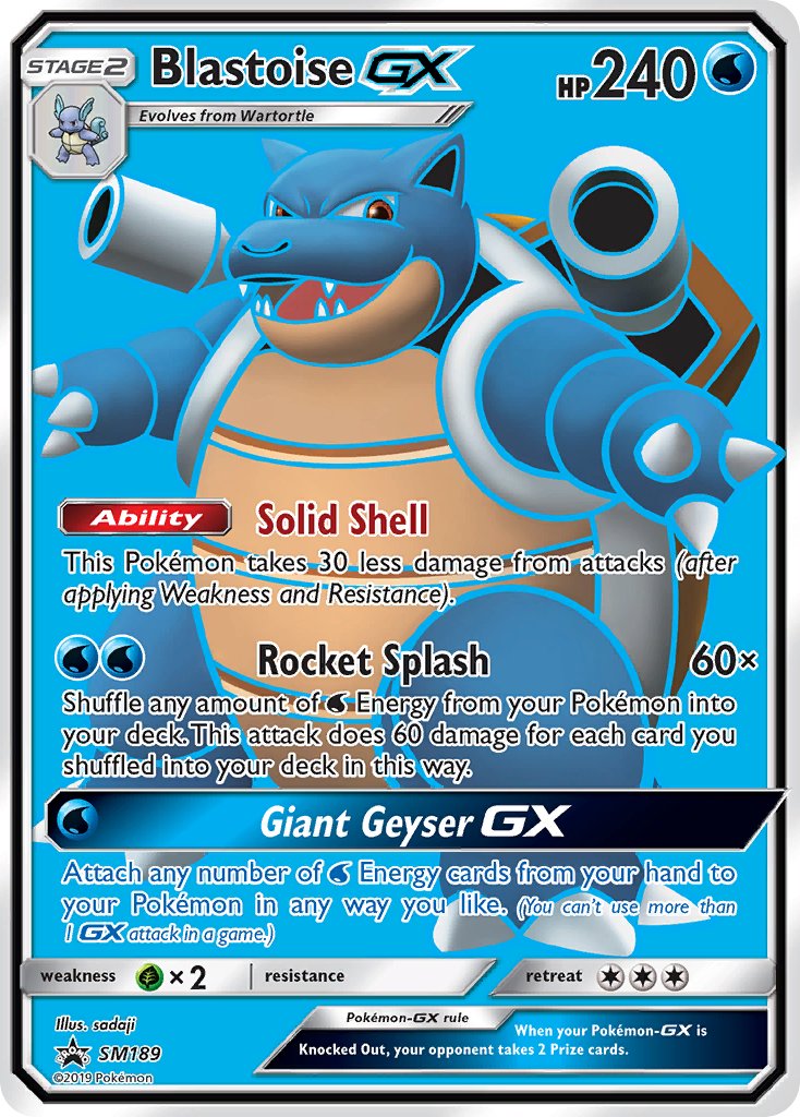 Blastoise GX (SM189) [Sun & Moon: Black Star Promos] | Rock City Comics