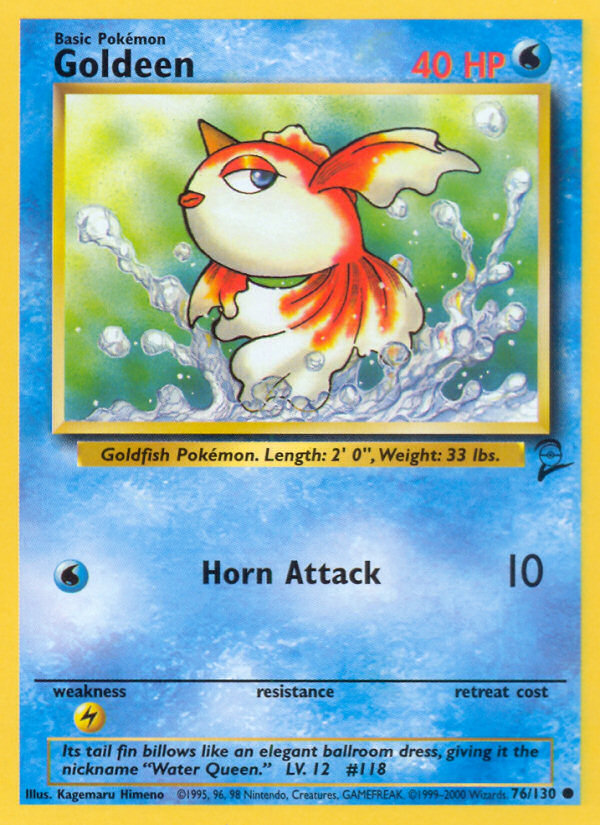 Goldeen (76/130) [Base Set 2] | Rock City Comics