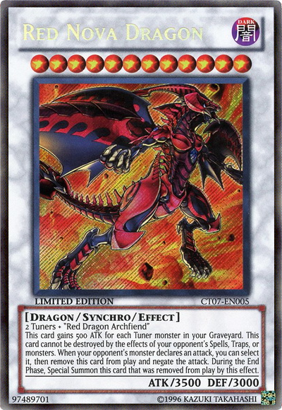 Red Nova Dragon [CT07-EN005] Secret Rare | Rock City Comics