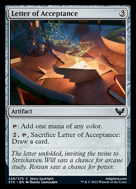 Letter of Acceptance [Strixhaven: School of Mages] | Rock City Comics