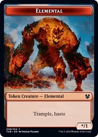 Elemental // Satyr Double-sided Token [Theros Beyond Death Tokens] | Rock City Comics