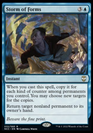 Storm of Forms (Promo Pack) [Streets of New Capenna Commander Promos] | Rock City Comics