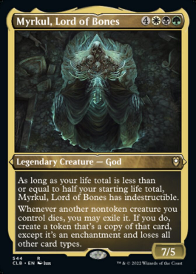 Myrkul, Lord of Bones (Foil Etched) [Commander Legends: Battle for Baldur's Gate] | Rock City Comics