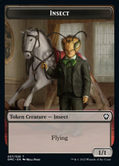 Soldier // Insect Double-sided Token [Dominaria United Tokens] | Rock City Comics