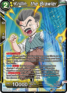 Krillin, the Brawler (BT14-105) [Cross Spirits] | Rock City Comics