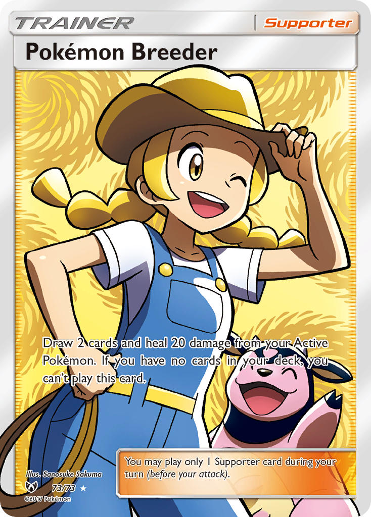 Pokemon Breeder (73/73) [Sun & Moon: Shining Legends] | Rock City Comics