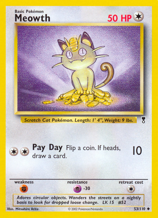 Meowth (53/110) [Legendary Collection] | Rock City Comics