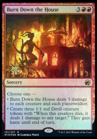 Burn Down the House [Innistrad: Midnight Hunt Prerelease Promos] | Rock City Comics