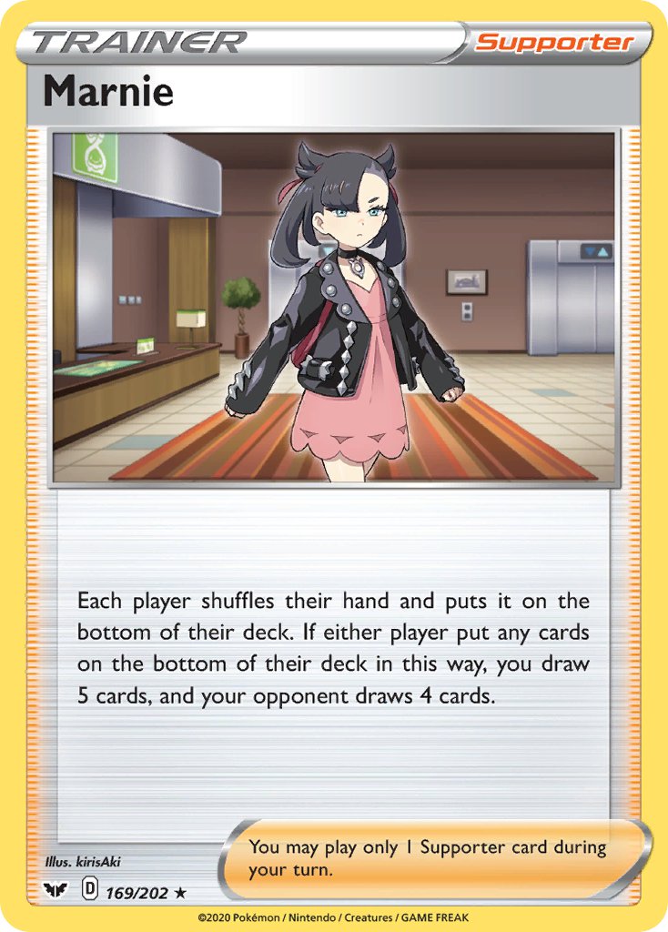 Marnie (169/202) (Theme Deck Exclusive) [Sword & Shield: Base Set] | Rock City Comics