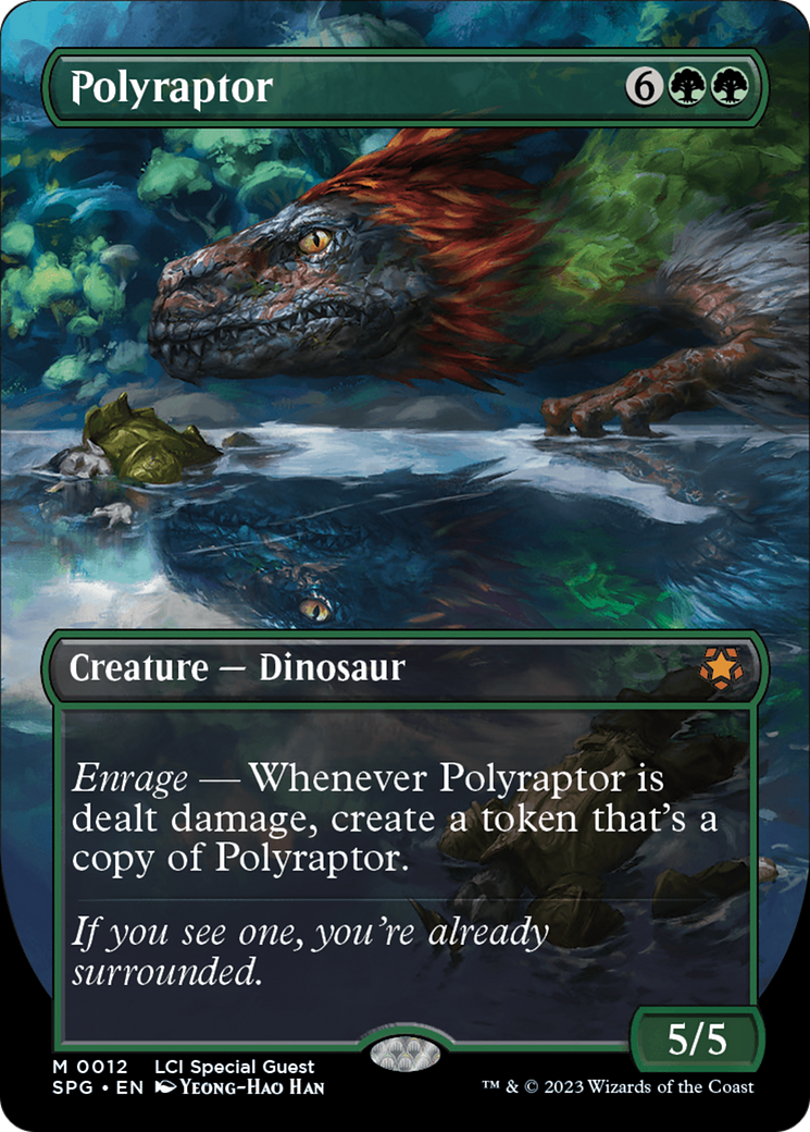 Polyraptor (Borderless) [The Lost Caverns of Ixalan Special Guests] | Rock City Comics