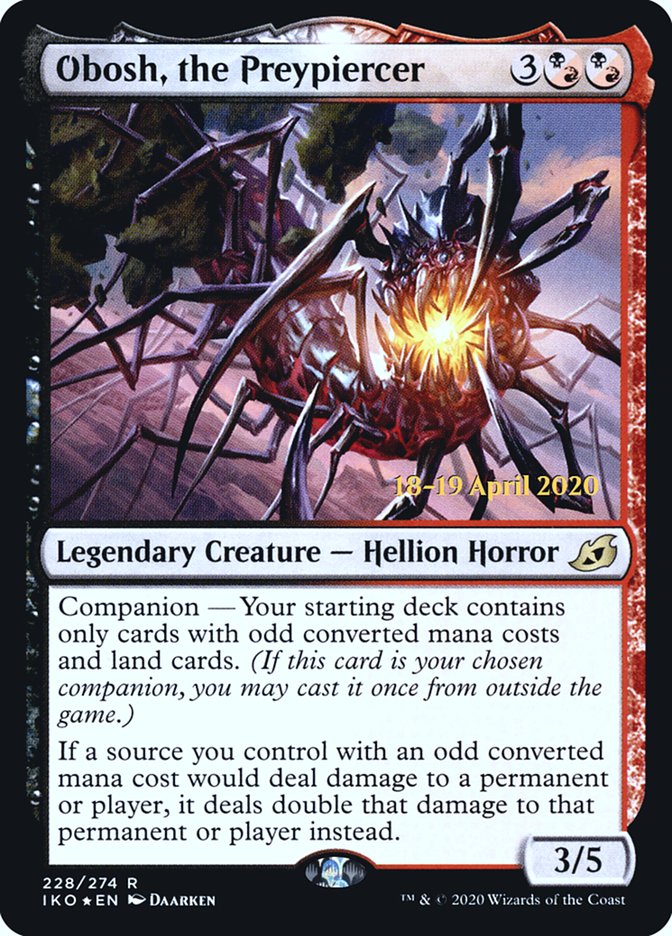 Obosh, the Preypiercer  [Ikoria: Lair of Behemoths Prerelease Promos] | Rock City Comics