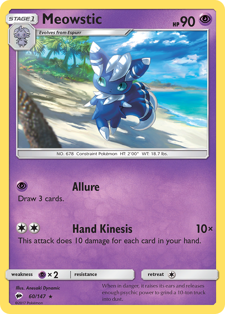 Meowstic (60/147) [Sun & Moon: Burning Shadows] | Rock City Comics
