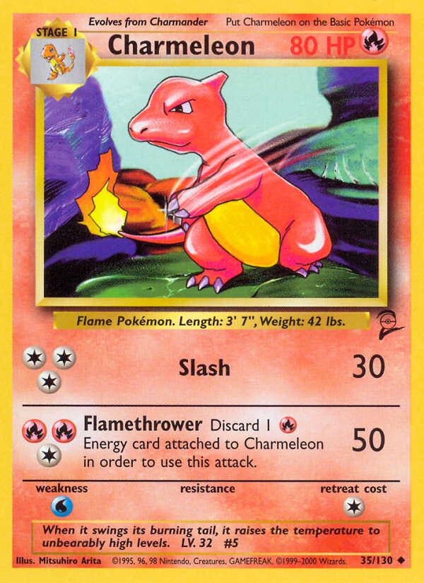 Charmeleon (35/130) [Base Set 2] | Rock City Comics