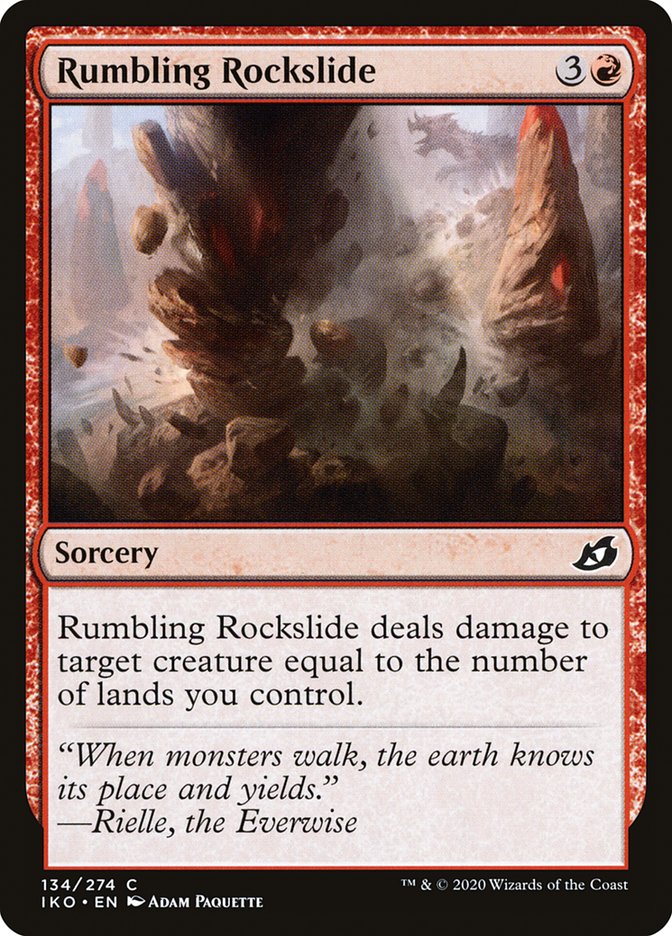 Rumbling Rockslide [Ikoria: Lair of Behemoths] | Rock City Comics