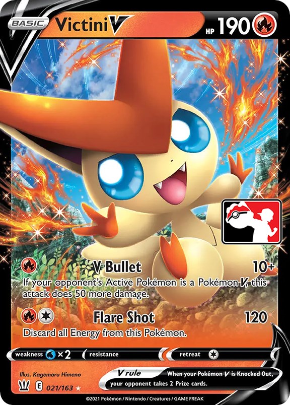 Victini V (021/163) [Prize Pack Series One] | Rock City Comics