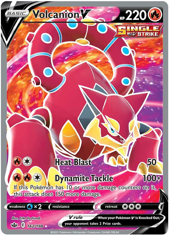 Volcanion V (162/198) [Sword & Shield: Chilling Reign] | Rock City Comics