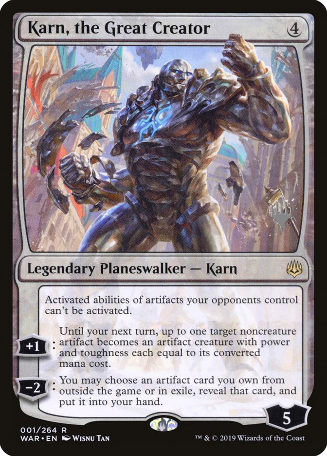 Karn, the Great Creator (Promo Pack) [War of the Spark Promos] | Rock City Comics