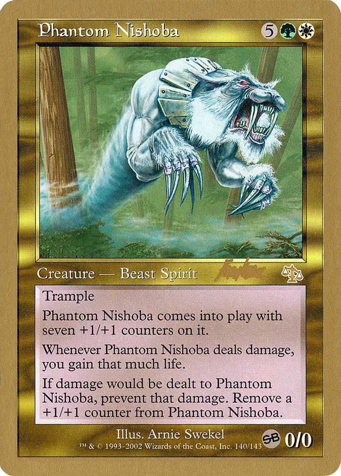 Phantom Nishoba (Brian Kibler) (SB) [World Championship Decks 2002] | Rock City Comics