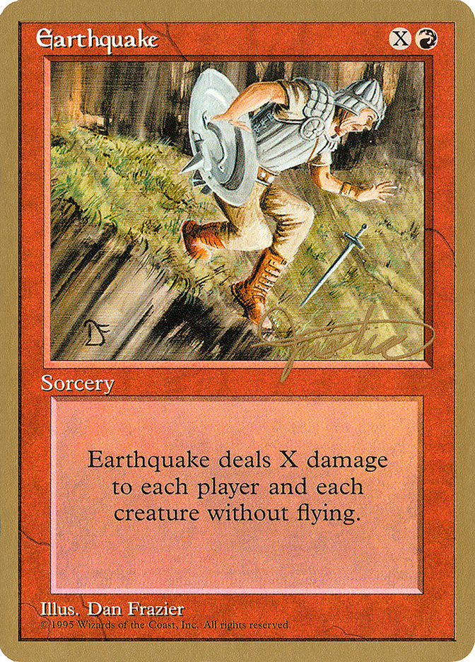 Earthquake (Mark Justice) [Pro Tour Collector Set] | Rock City Comics