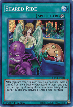 Shared Ride [MP14-EN231] Secret Rare | Rock City Comics