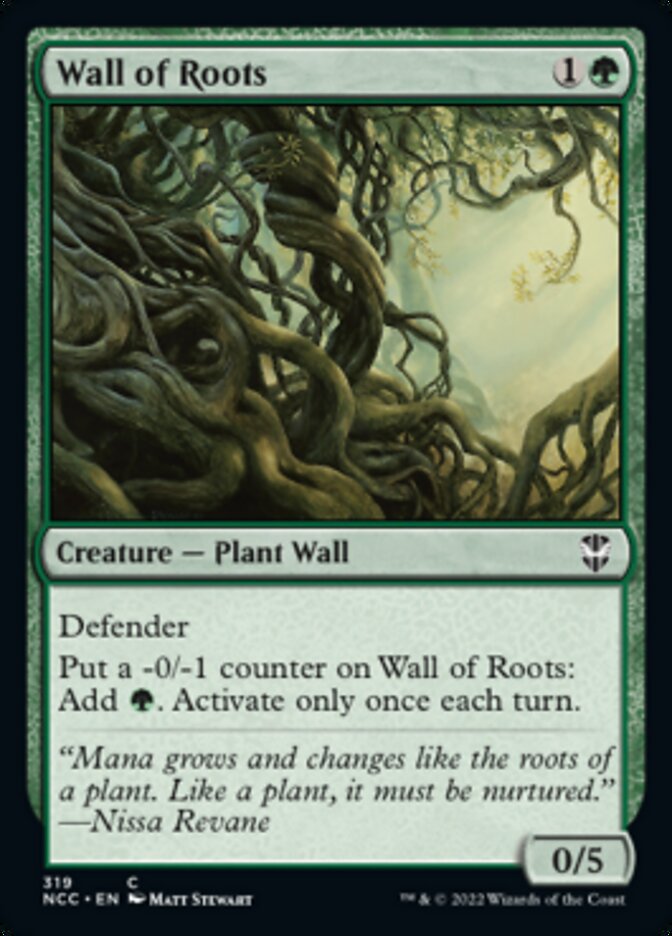 Wall of Roots [Streets of New Capenna Commander] | Rock City Comics