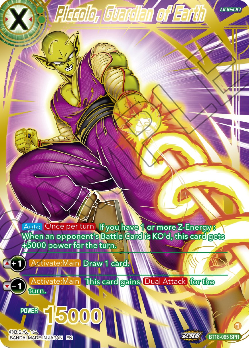 Piccolo, Guardian of Earth (SPR) (BT18-065) [Dawn of the Z-Legends] | Rock City Comics