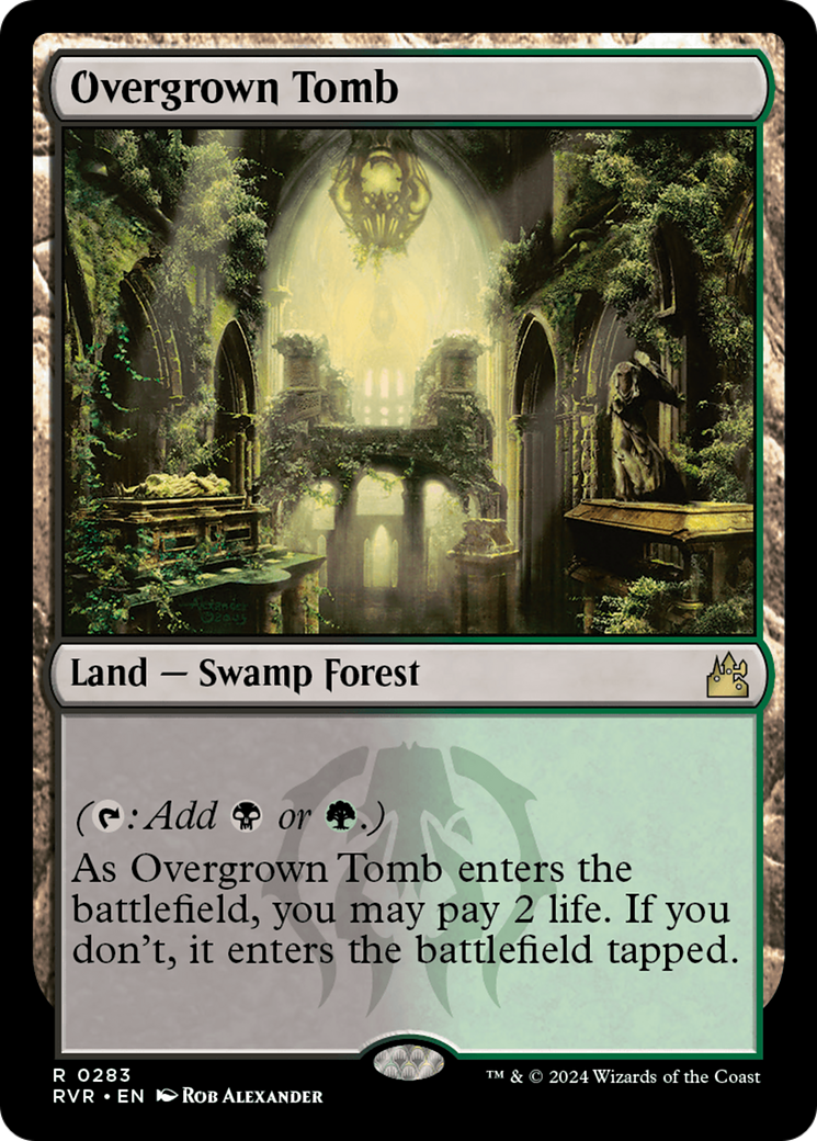 Overgrown Tomb [Ravnica Remastered] | Rock City Comics