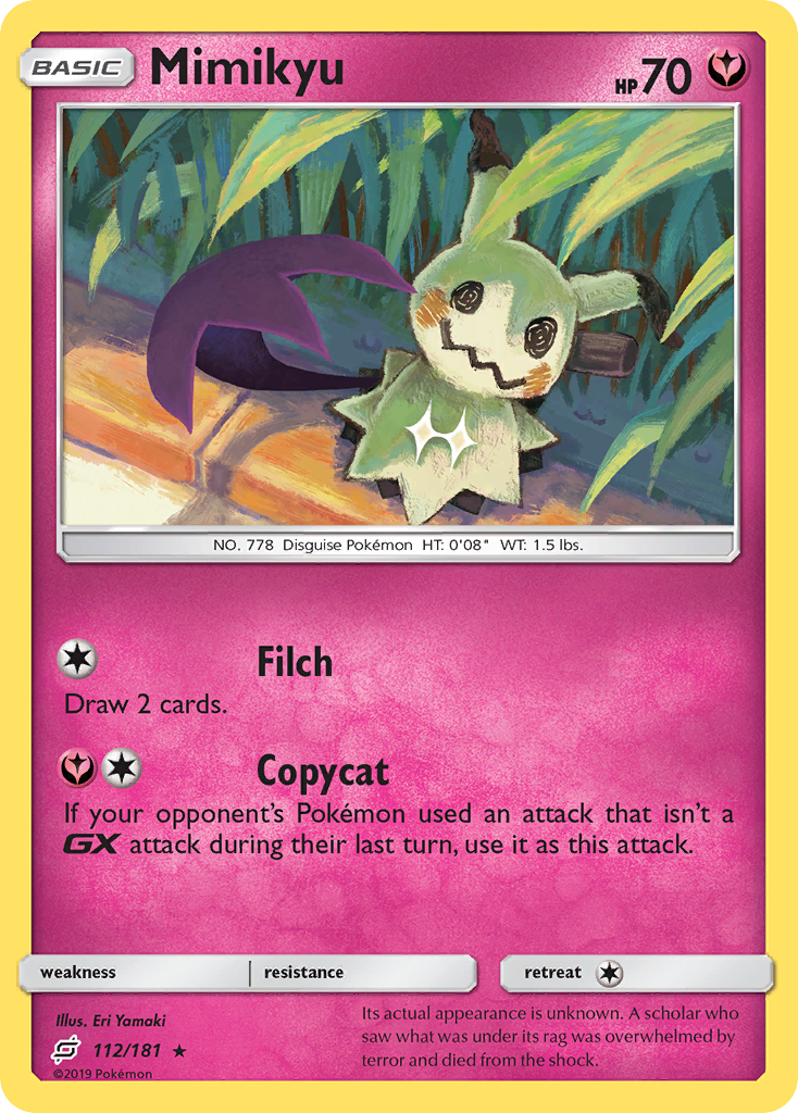 Mimikyu (112/181) [Sun & Moon: Team Up] | Rock City Comics