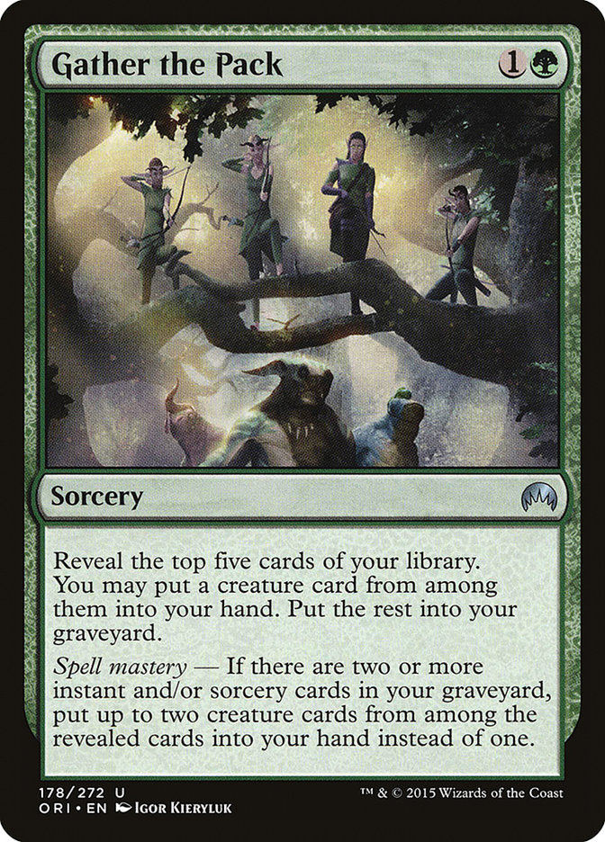 Gather the Pack [Magic Origins] | Rock City Comics