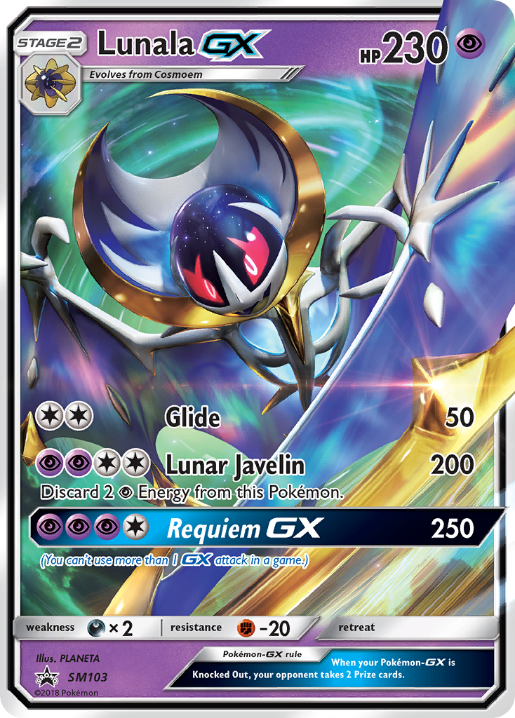 Lunala GX (SM103) [Sun & Moon: Black Star Promos] | Rock City Comics