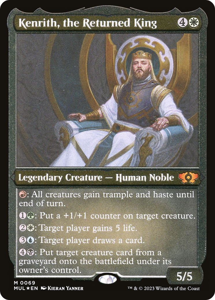 Kenrith, the Returned King (Foil Etched) [Multiverse Legends] | Rock City Comics