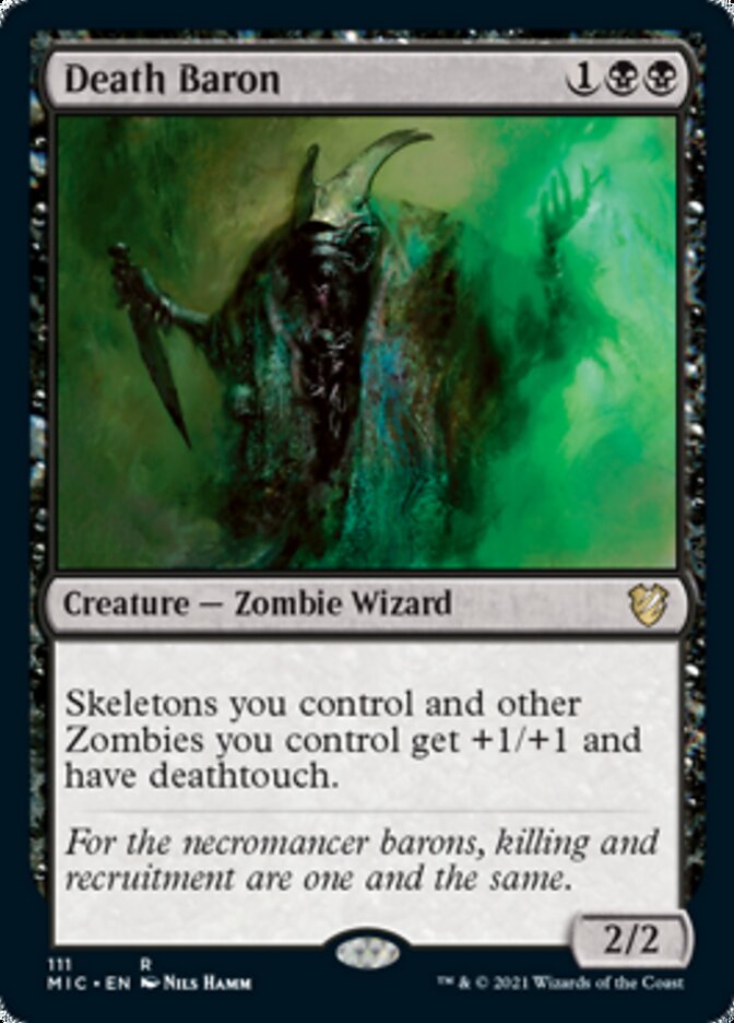 Death Baron [Innistrad: Midnight Hunt Commander] | Rock City Comics