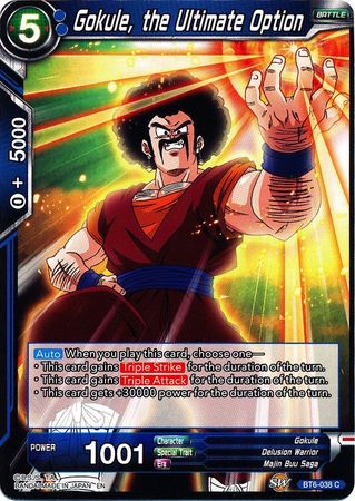 Gokule, the Ultimate Option [BT6-038] | Rock City Comics